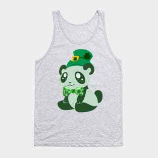 St. Patrick's Day Panda Tank Top